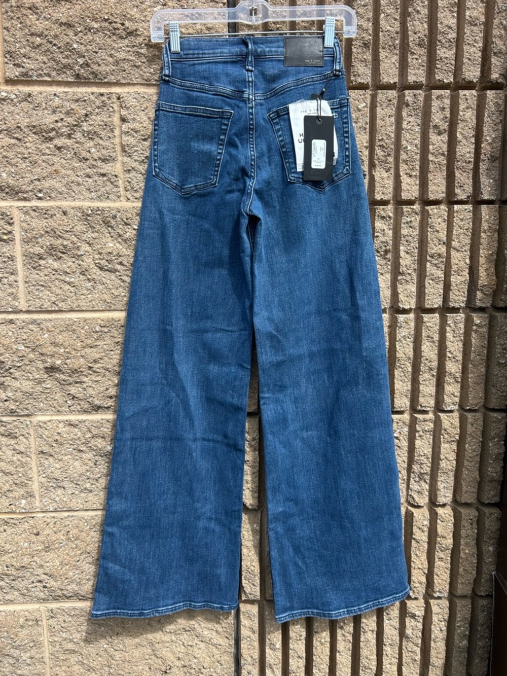 NWT Rag Bone Jen Sofie High Rise Ultra Wide Leg Jeans Size 23 Baggy Denim 278.00
